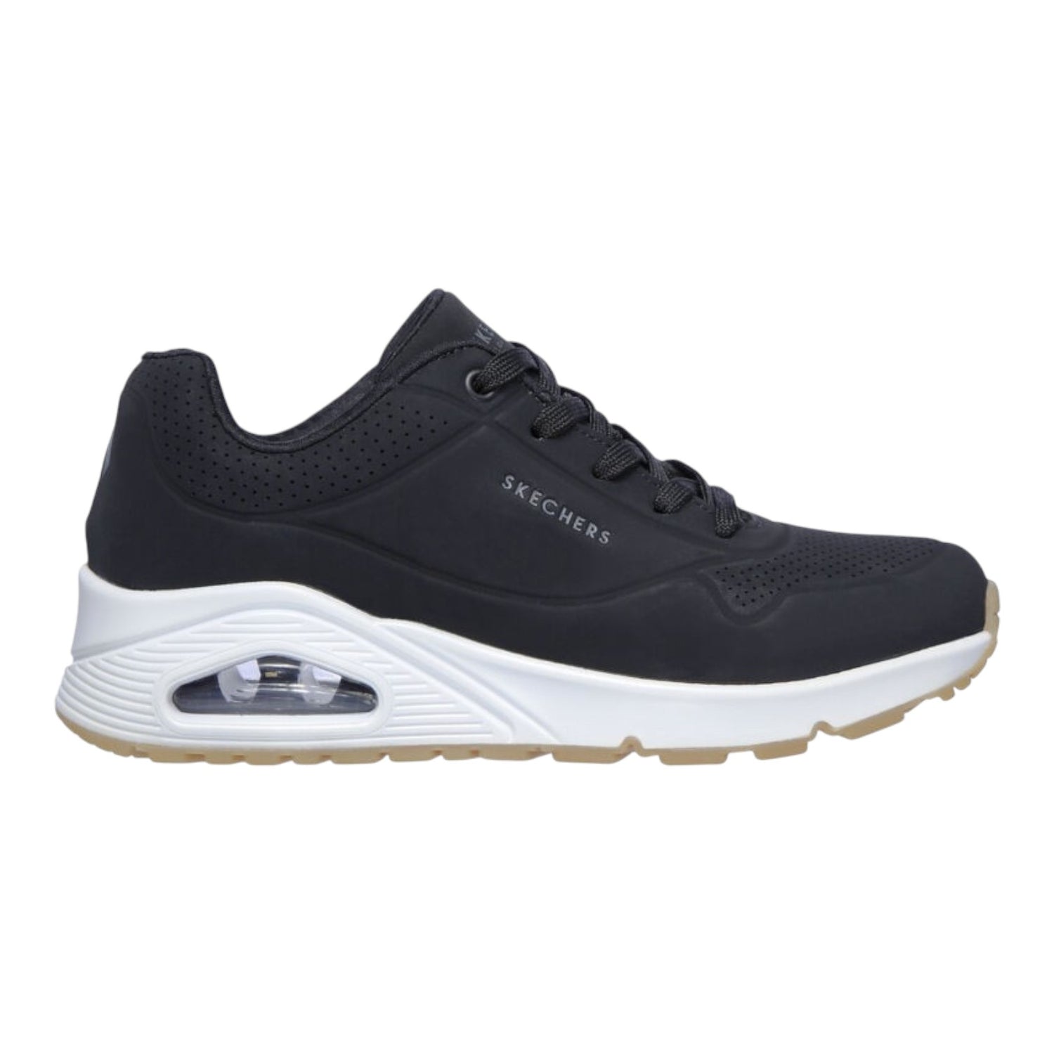 Skechers Sneakers Nero Bianco Uno-Stand on Air da Donna