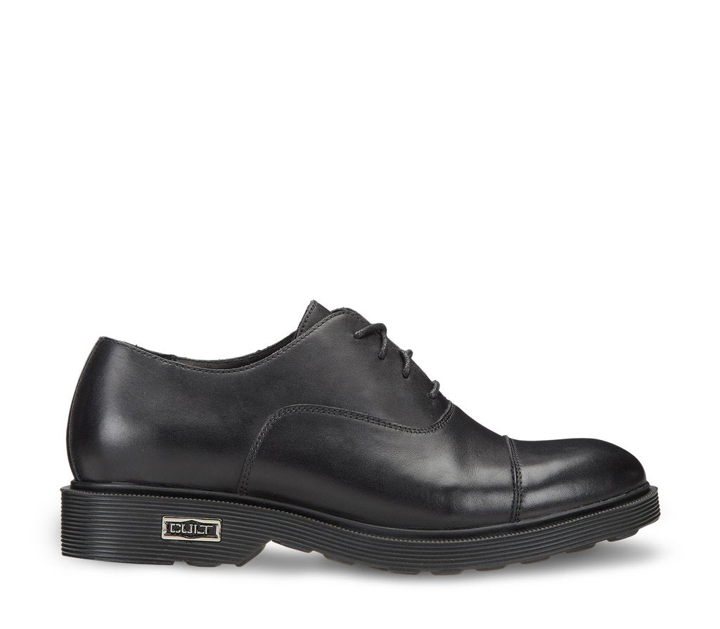 Cult Scarpe nere uomo oxford in pelle vera