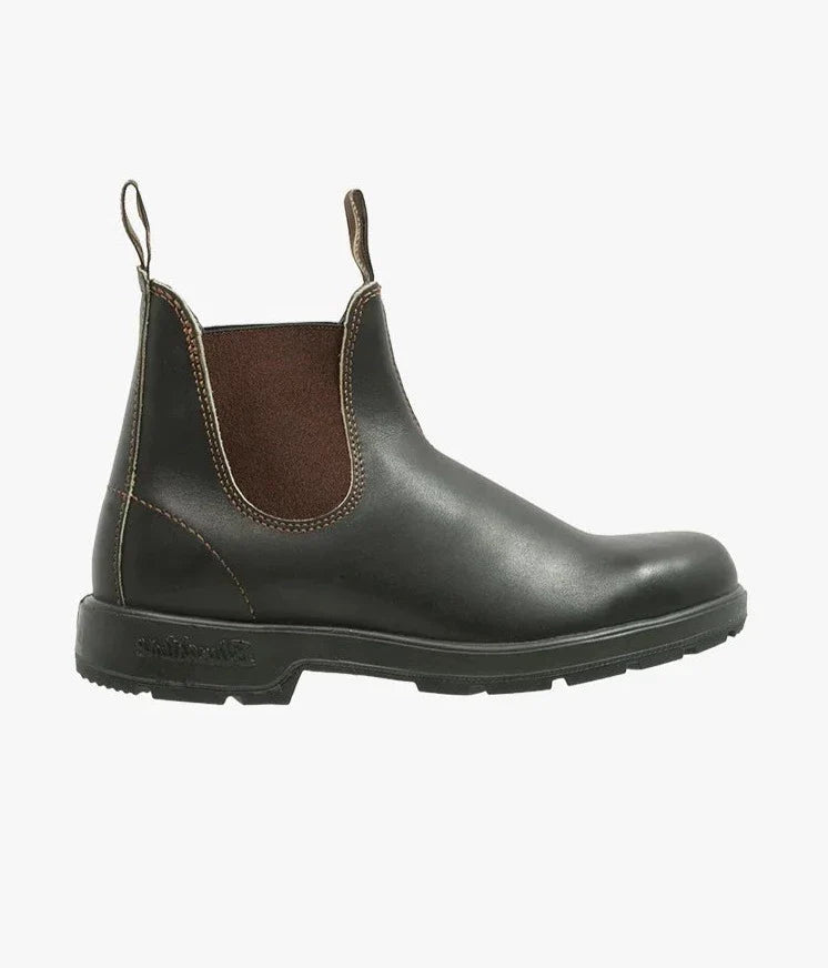 Blundstone Beatles Uomo in Pelle Marrone con Elastici Laterali