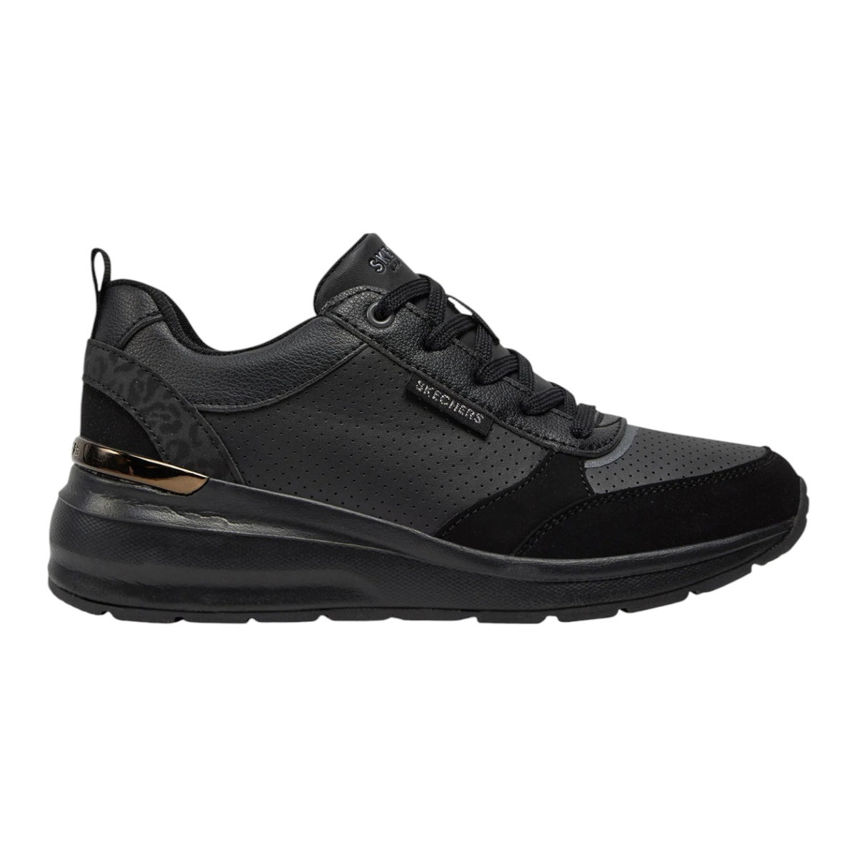 Skechers Sneakers Nera Billion-Subtle Spots da Donna