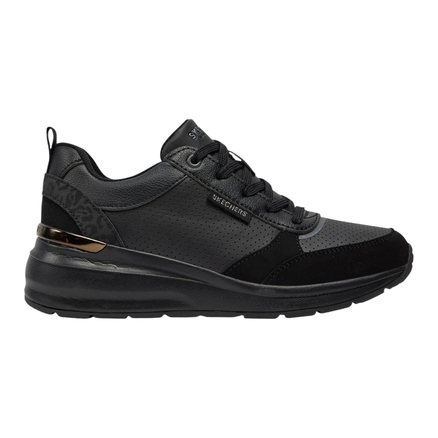 Skechers Sneakers Nera Billion-Subtle Spots da Donna