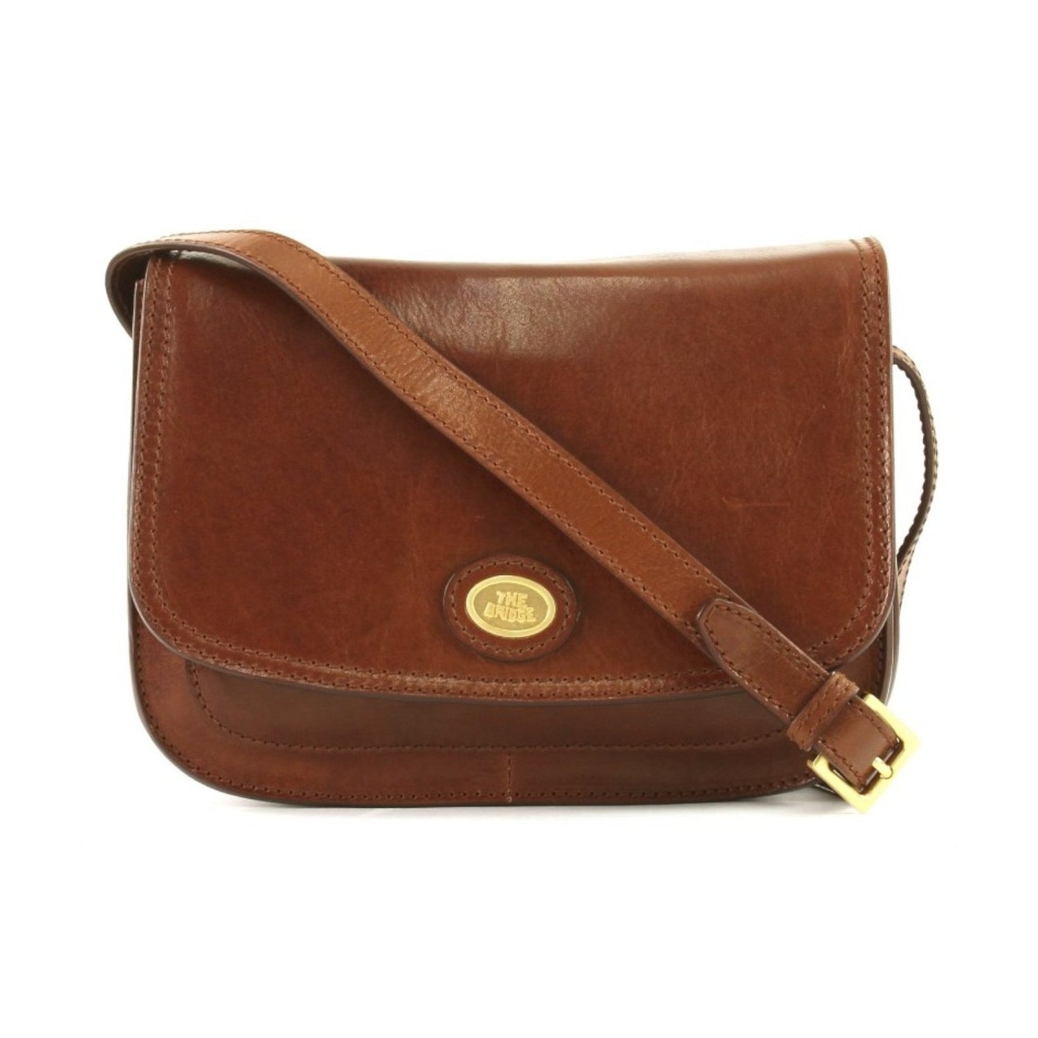 The Bridge Tracolla Cuoio Linea Story in Pelle da Donna