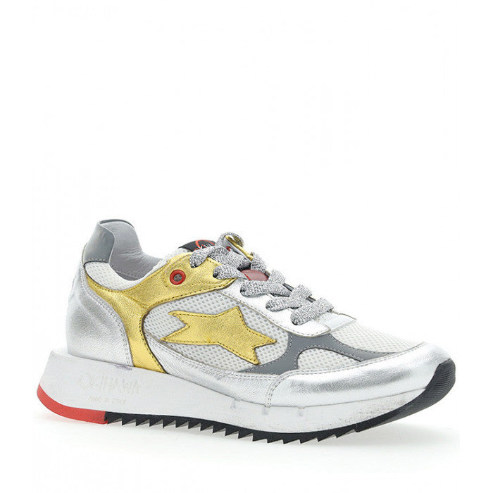 Okinawa sneakers Grey/Gold