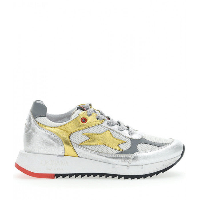 Okinawa sneakers Grey/Gold