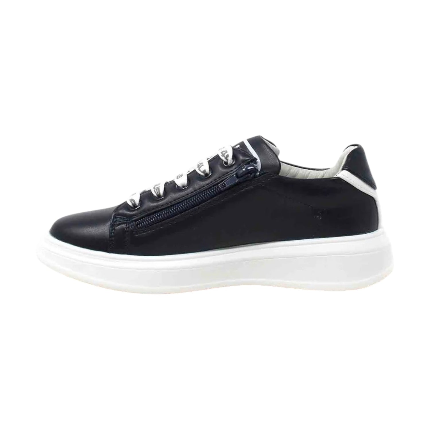 4us Sneakers Bambino Blu con Lacci e Cerniera