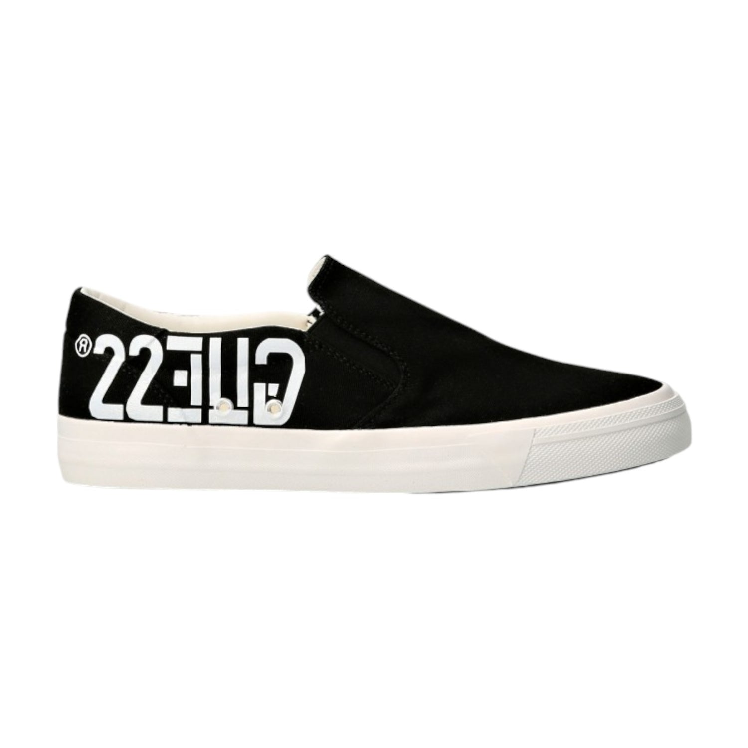 Guess slip-on in tessuto con logo laterale nero