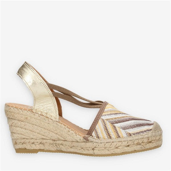 Vidorreta Espadrillas fantasia multicolore Beige Oro