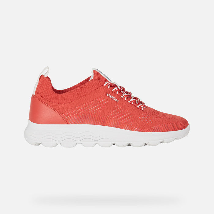 Geox Sneakers spherica in tessuto rosso