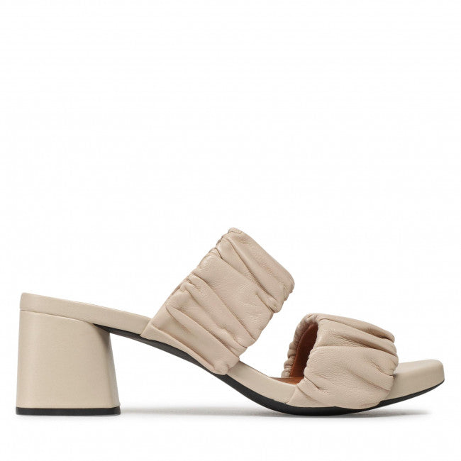 Geox Scalzato crema con due fasce arricciate