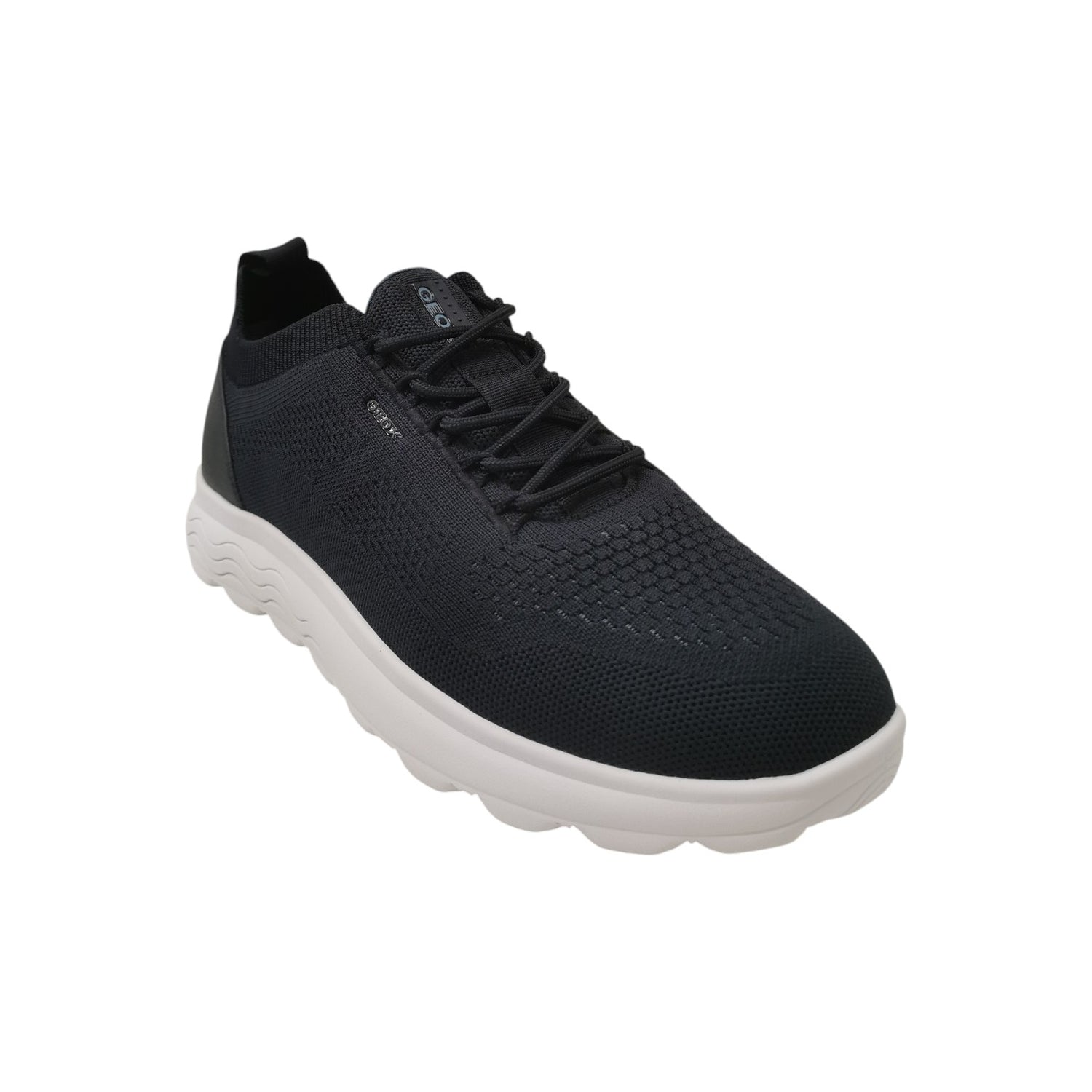 Geox Sneakers Uomo Blu Jeans Spherica in Tessuto