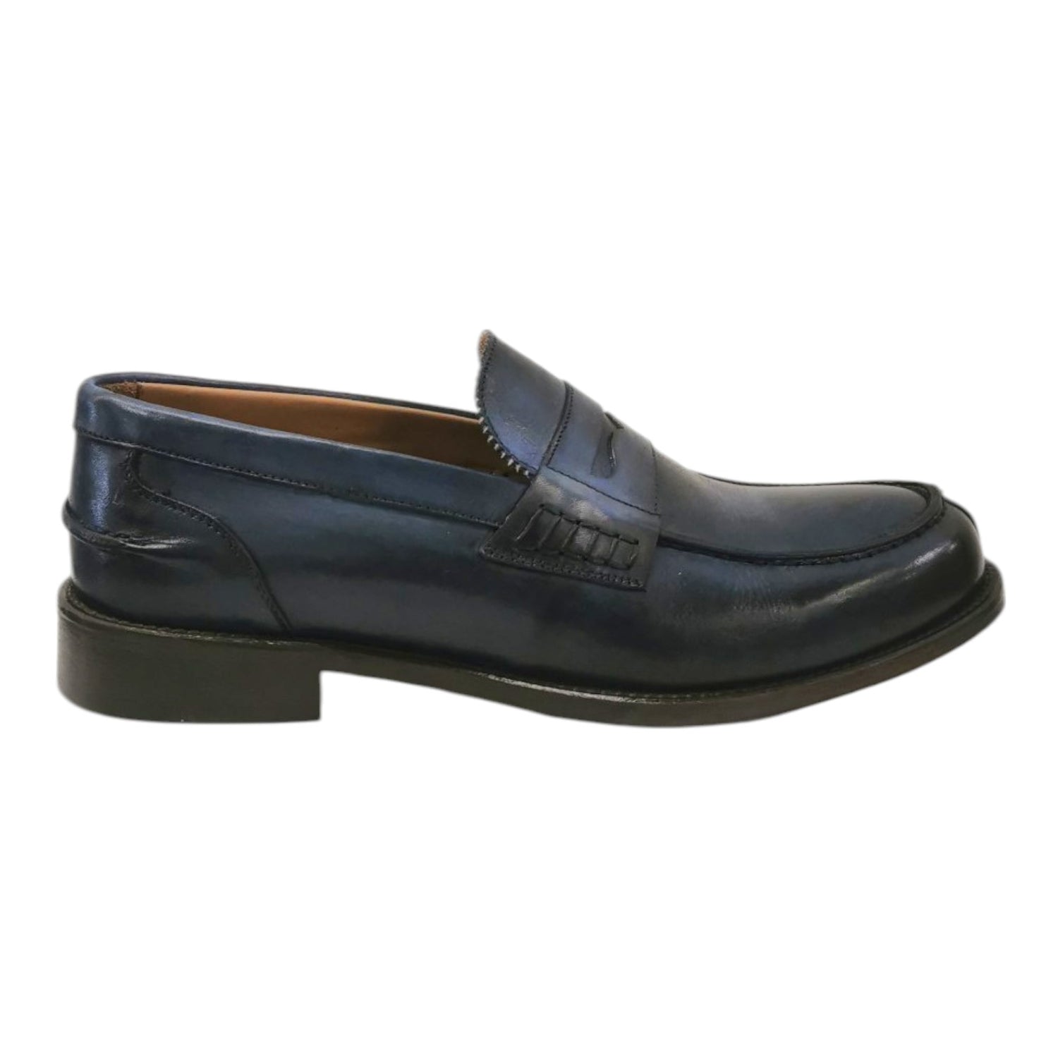 Exton College Uomo in Pelle Jeans