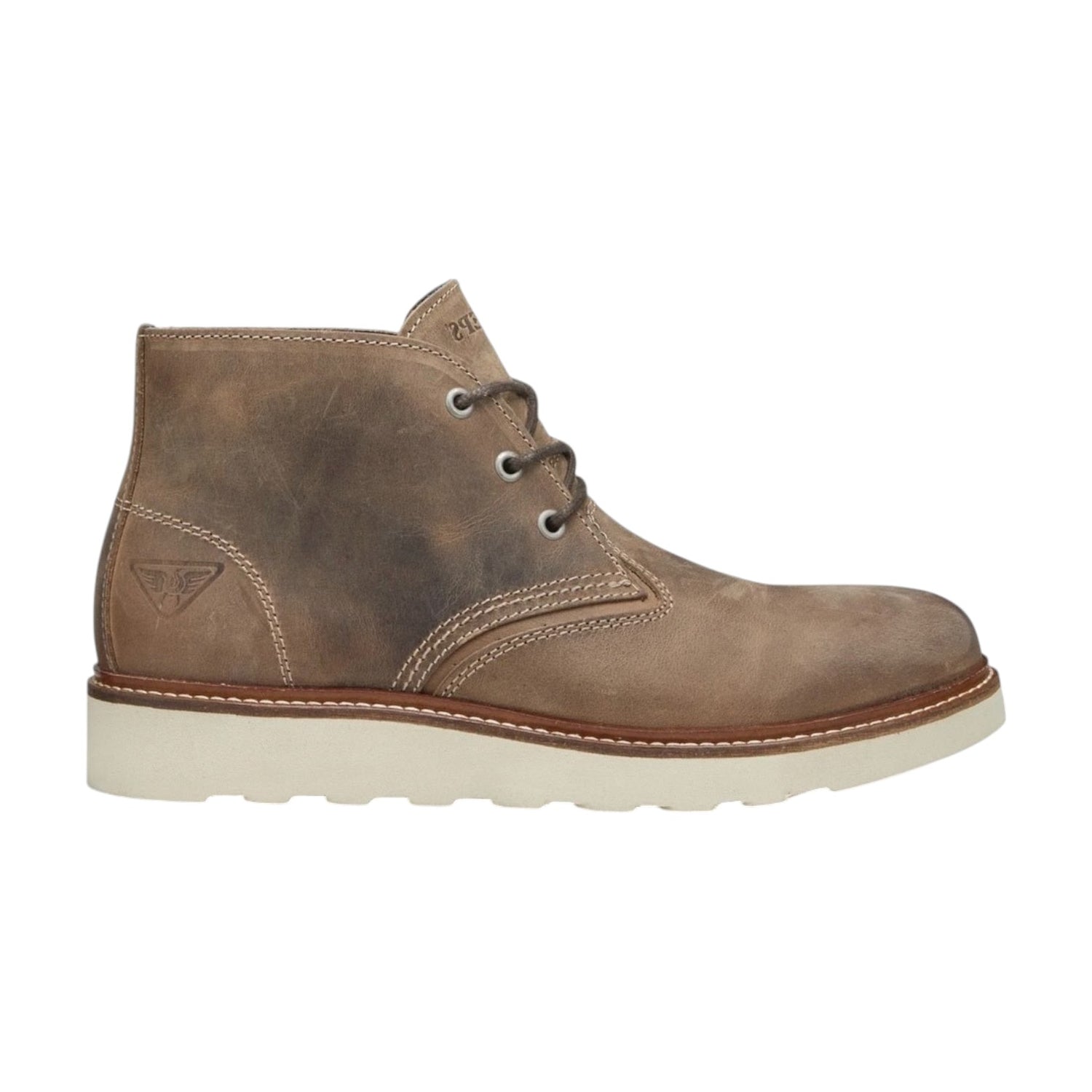 Docksteps Polacchino in pelle fango con lacci
