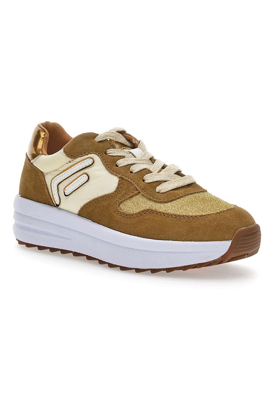 Fornarina Sneakers Wanda beige da donna