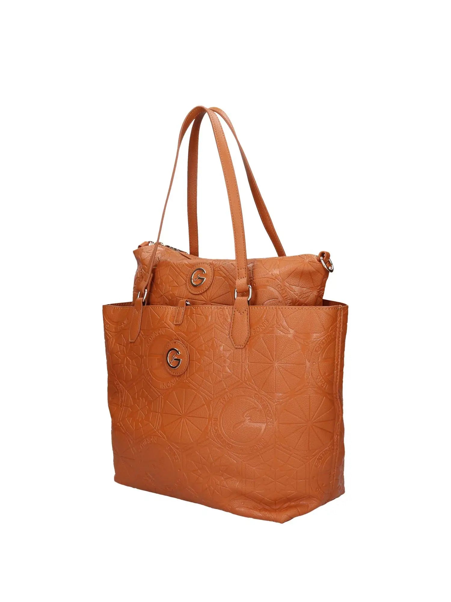 Gattinoni Roma Shopping Bag Teodosia reversibile cuoio