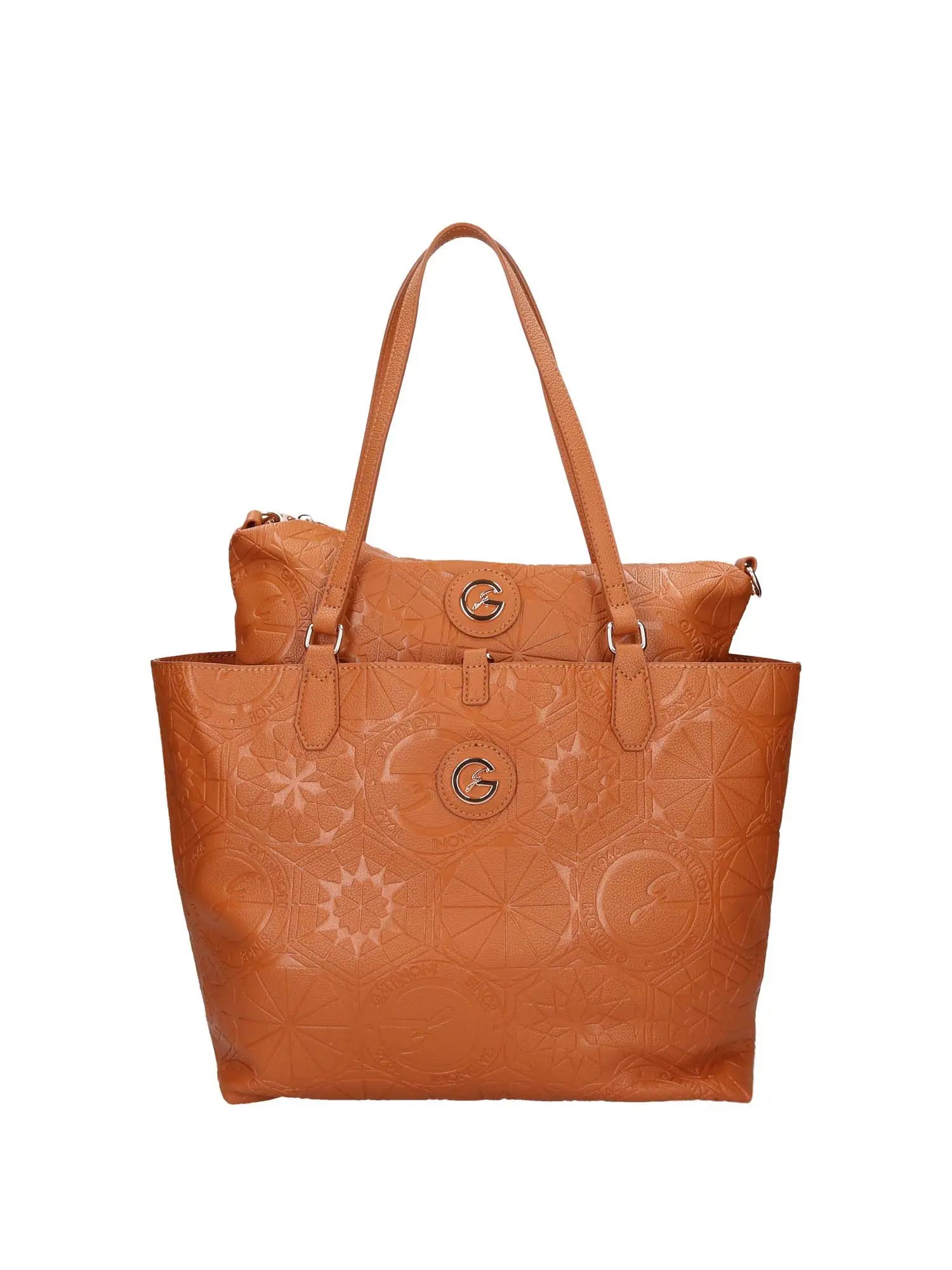 Gattinoni Roma Shopping Bag Teodosia reversibile cuoio