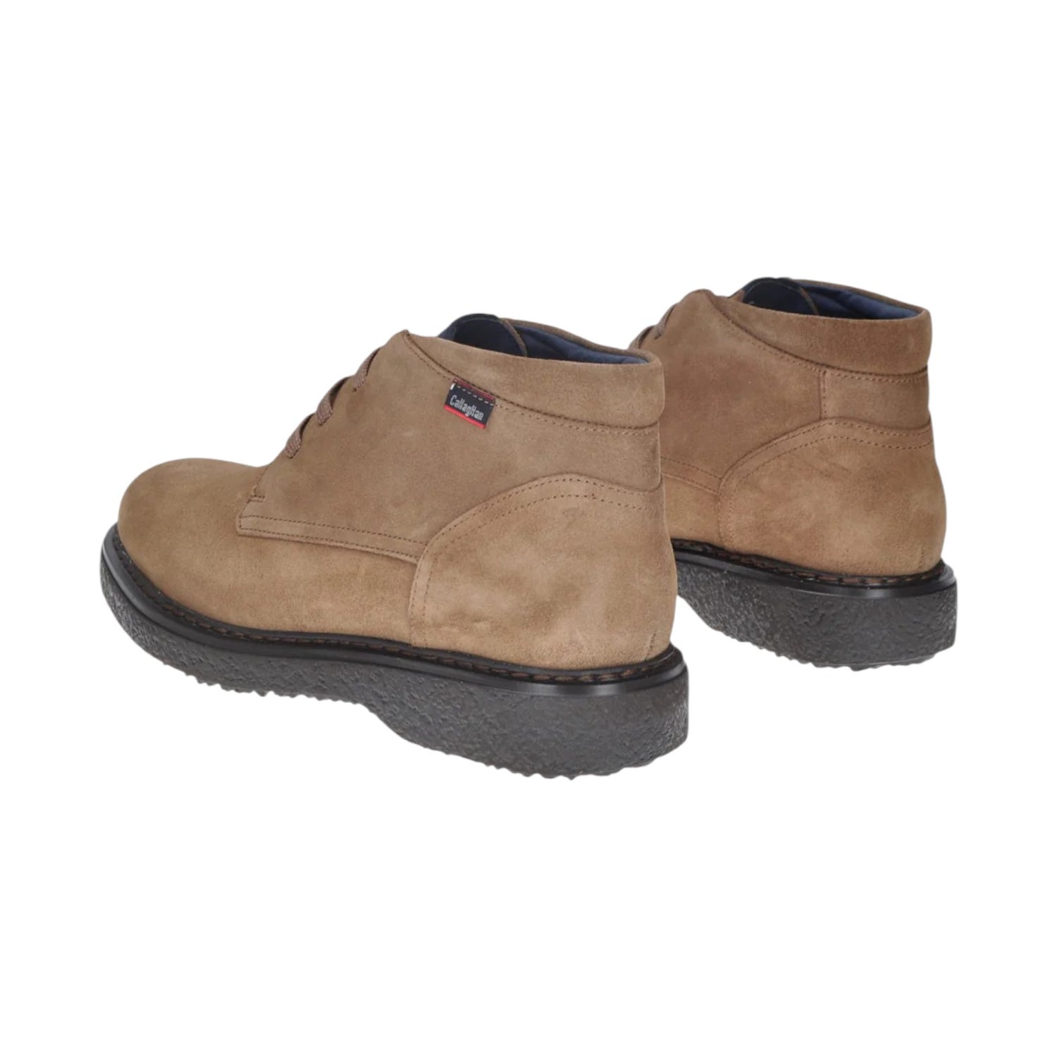 Callaghan Polacchino Stringato Uomo in Pelle Scamosciata Tortora