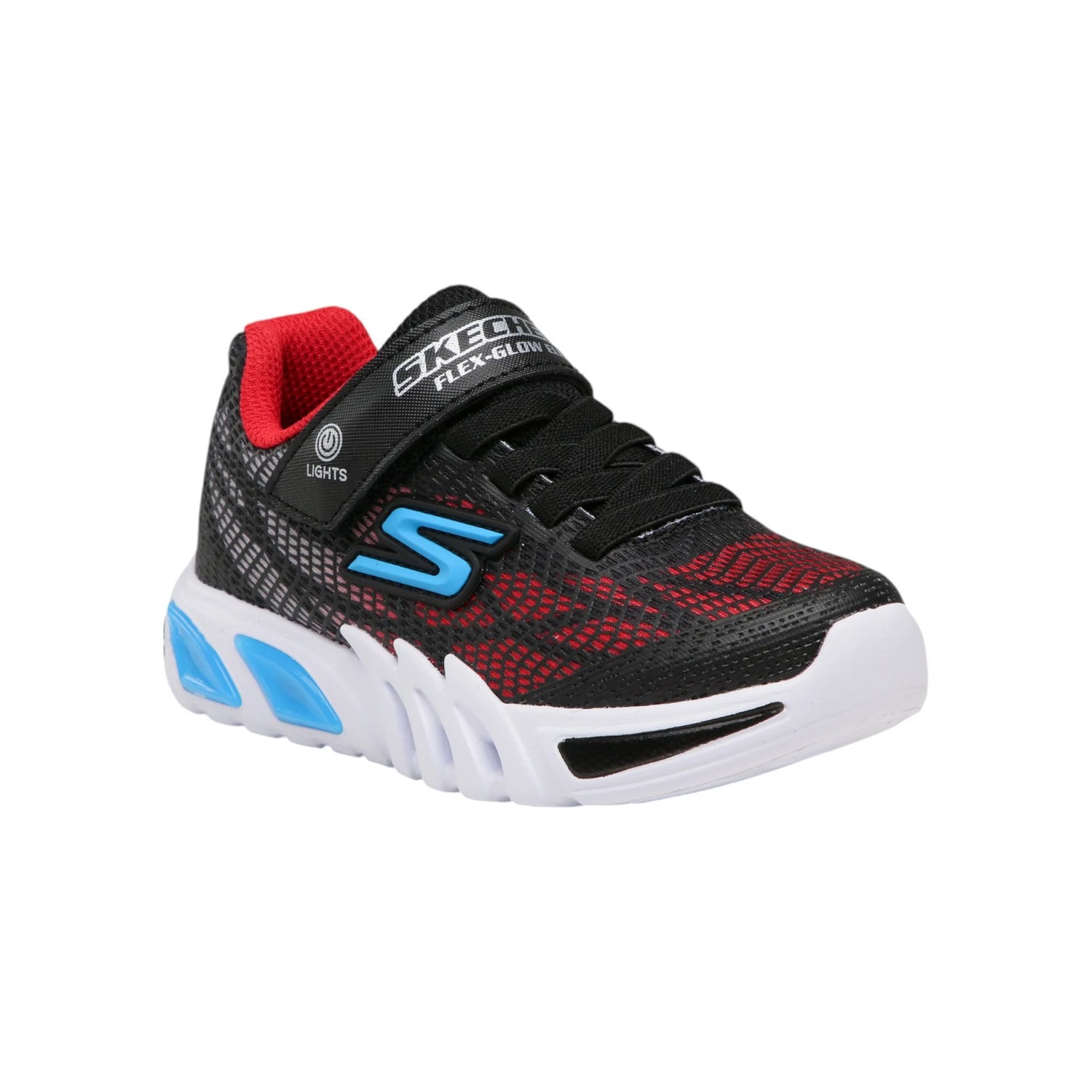 Skechers Sneakers Nero Rosso Flex-Glow Elite-Vorlo da Bambino