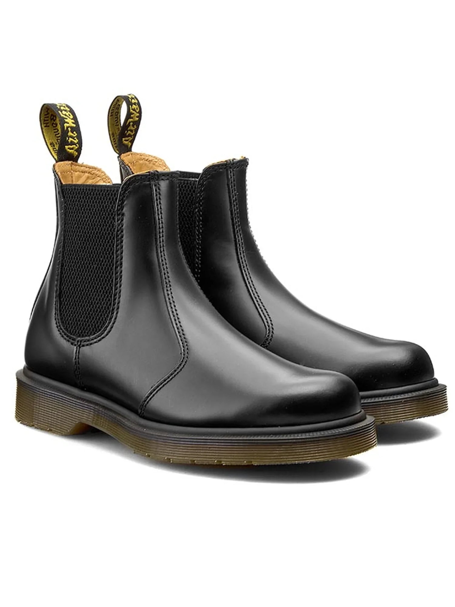 Dr Martens Beatles Chelsea 2976 Platform Polished Smooth nero