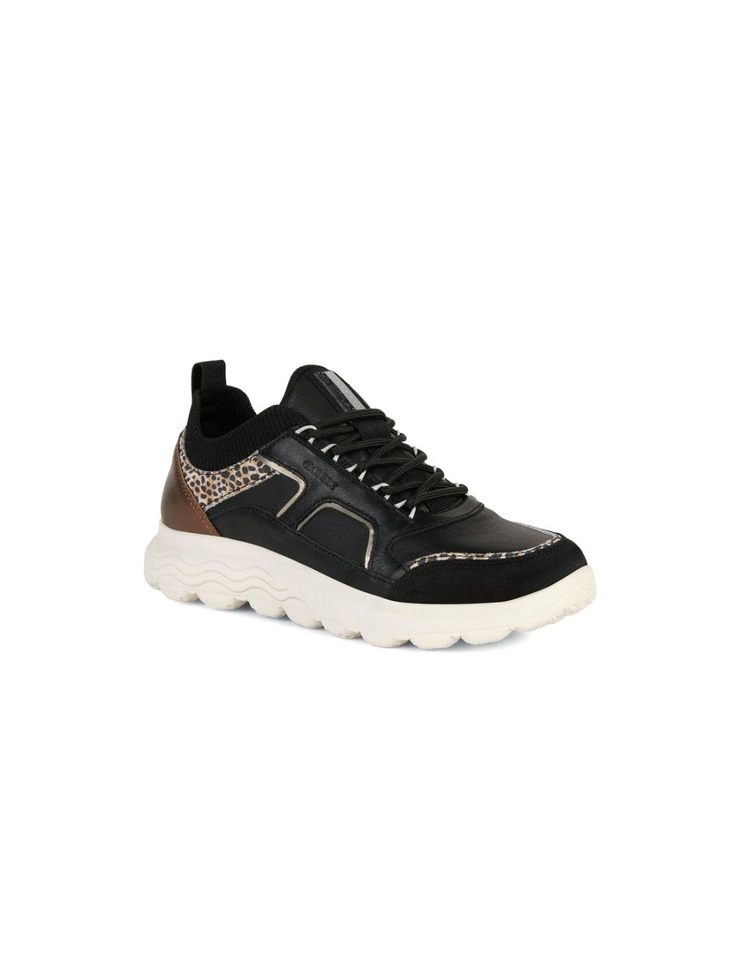 Geox Sneakers spherica con inserti animalier