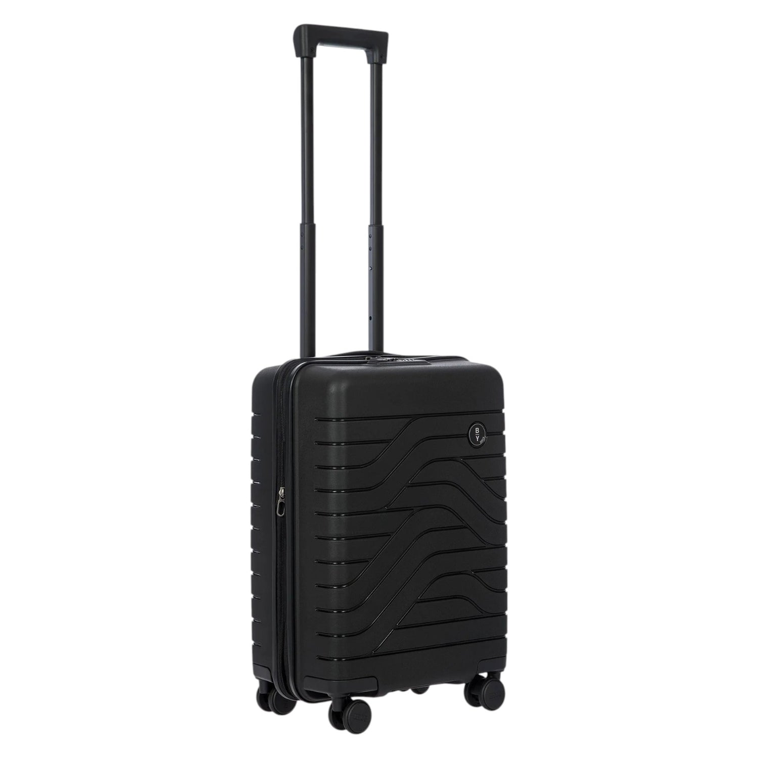 Bric's Trolley Cabina Espandibile Unisex in Abs Nero 4 Ruote