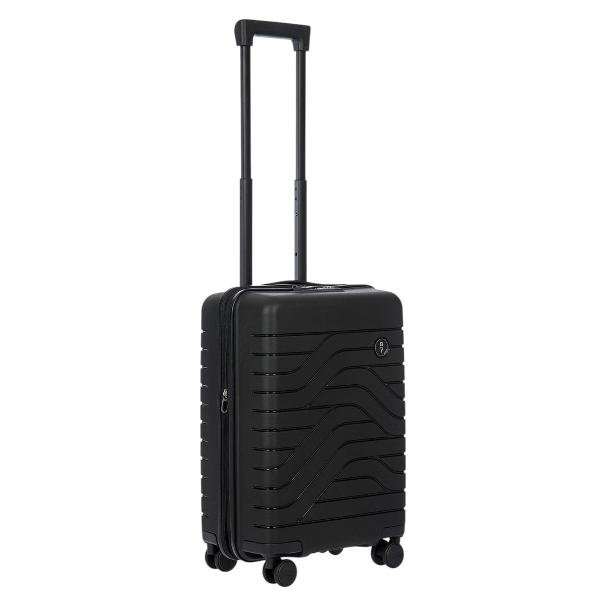 Bric's Trolley Cabina Espandibile Unisex in Abs Nero 4 Ruote