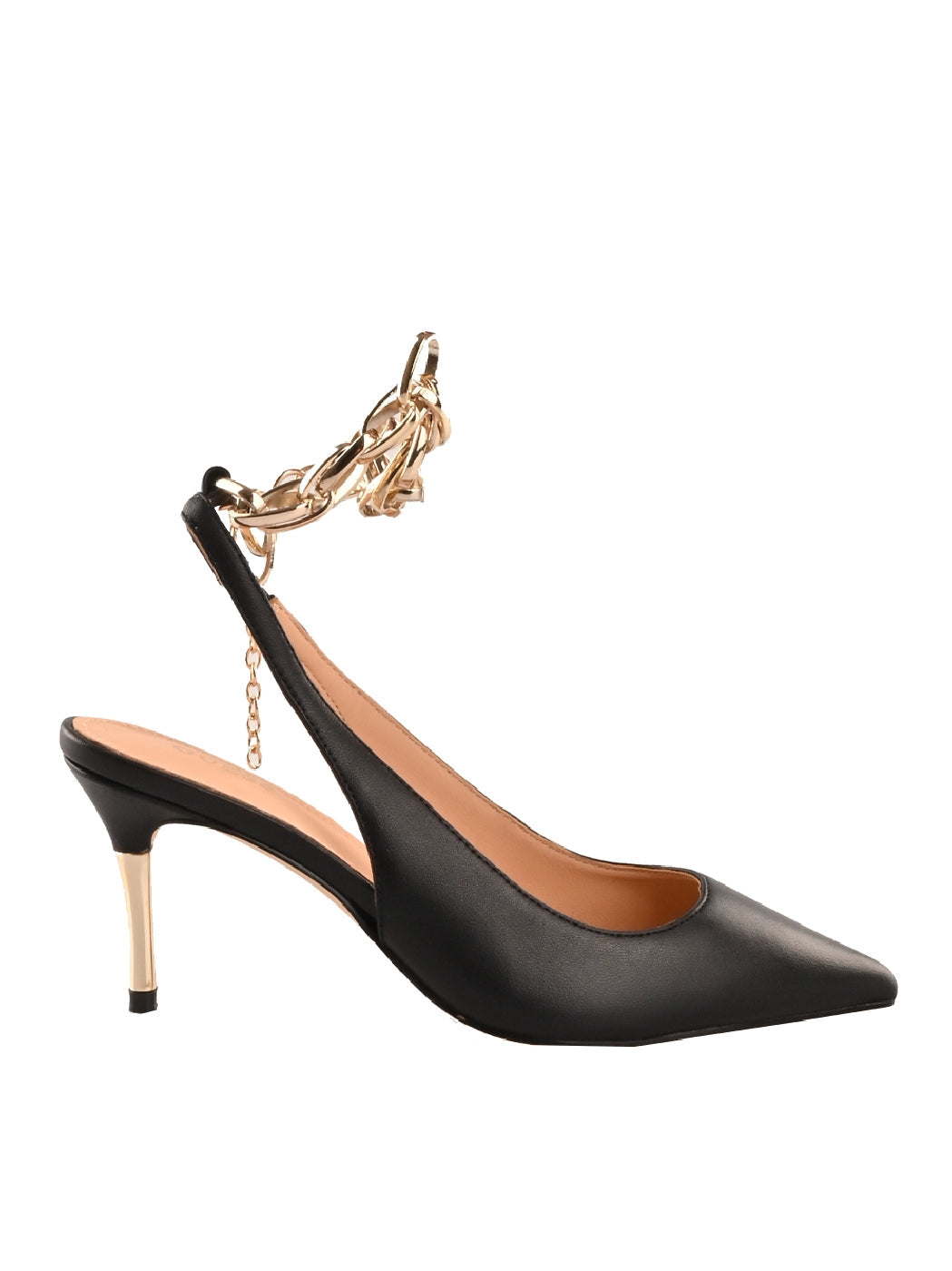 Guess Chanelle nera con catena dorata