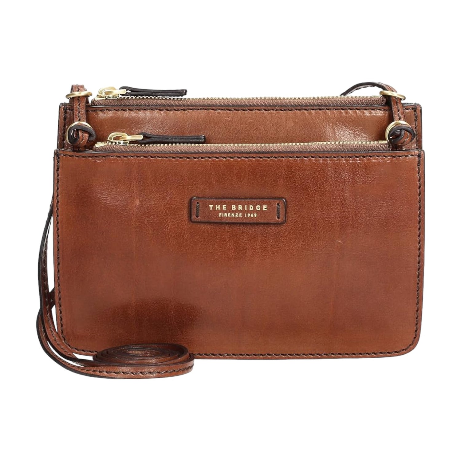 The Bridge Crossbody Cuoio Linea Rustici da Donna