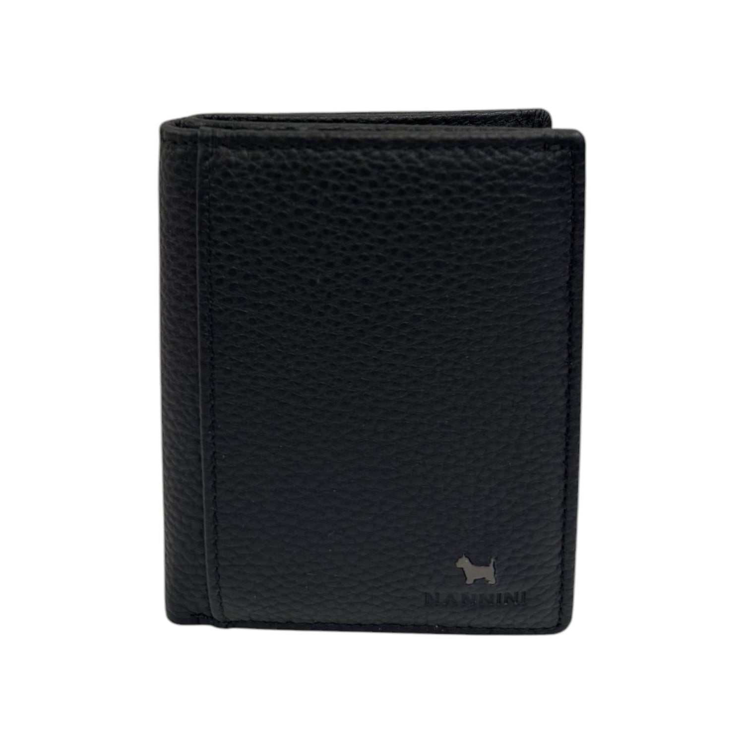 Nannini Firenze Portacarte Unisex in Pelle Nero