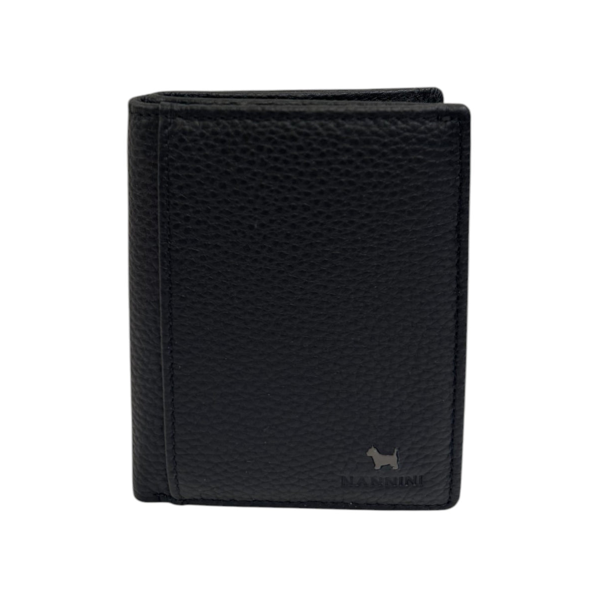 Nannini Firenze Portacarte Unisex in Pelle Nero