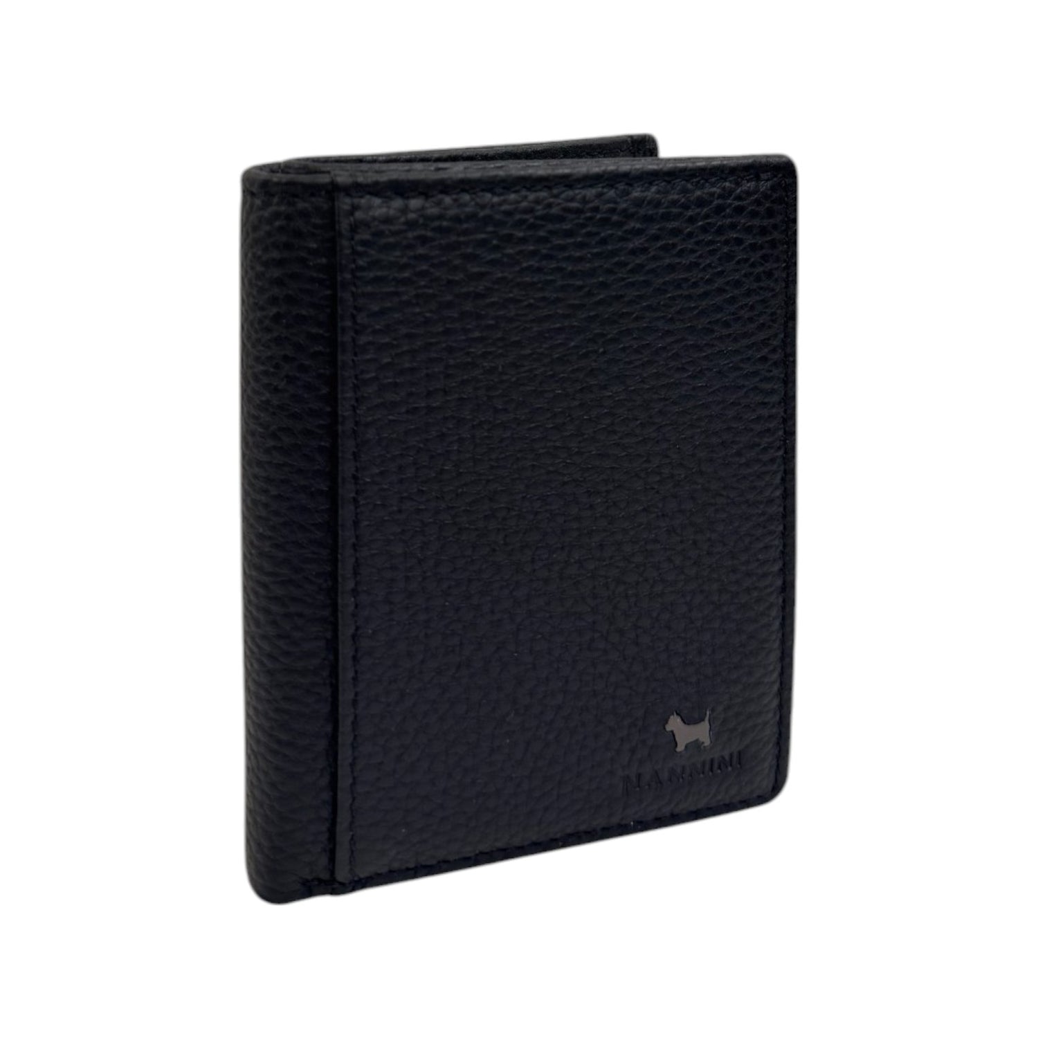 Nannini Firenze Portacarte Unisex in Pelle Nero