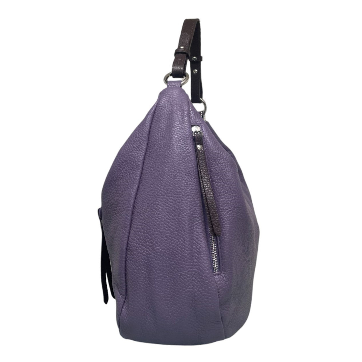 Caleidos Borsa a Spalla Donna in Pelle Lavanda con Tracolla