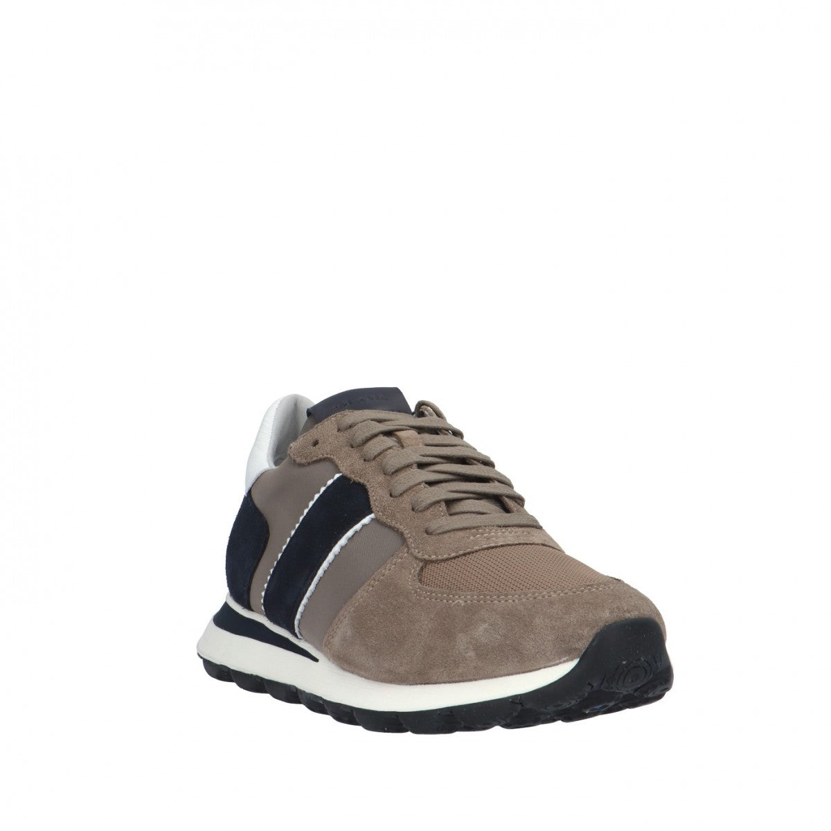 Geox Sneakers spherica con inserti in camoscio