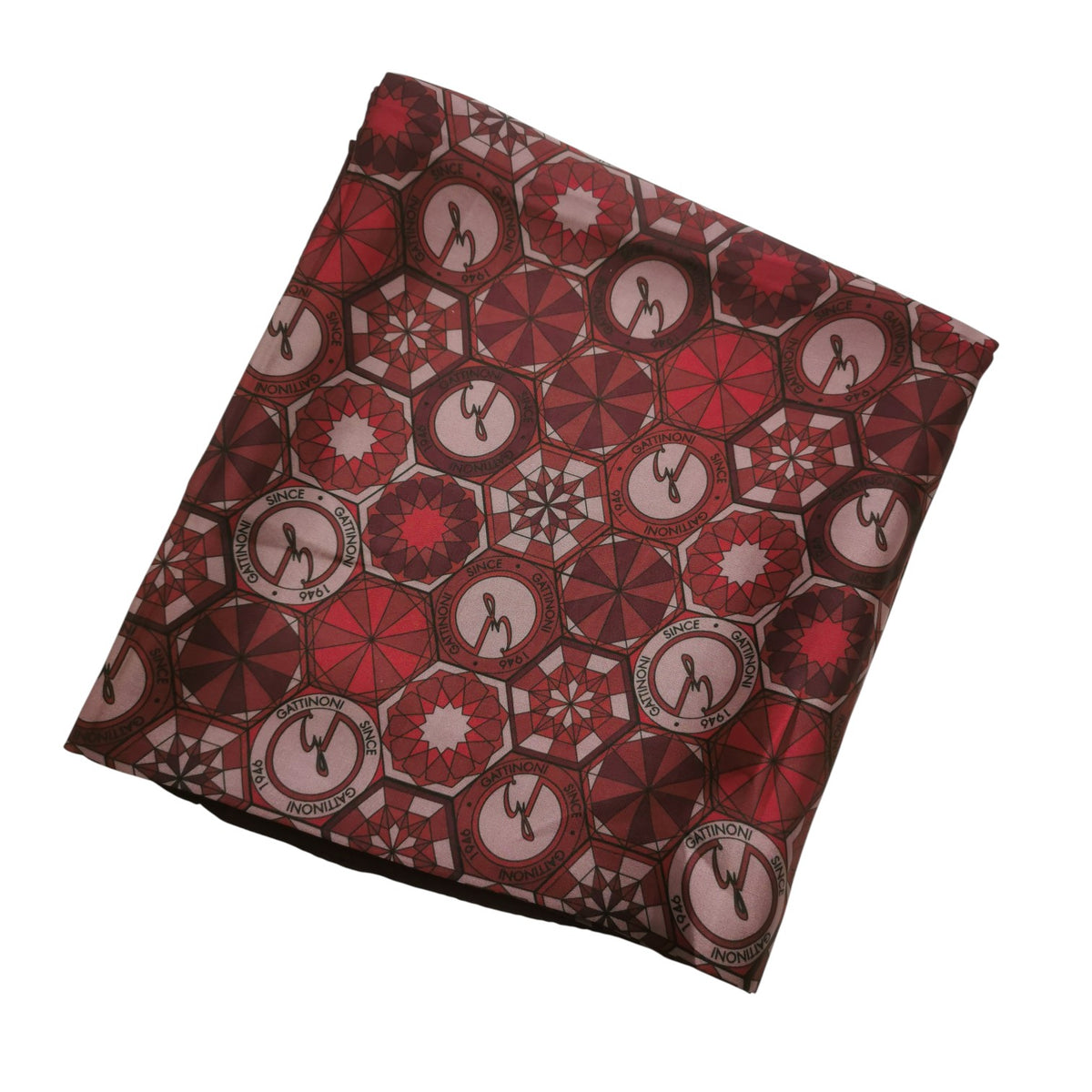 Gattinoni Roma Foulard Donna Bordeaux con Stampa Teodosia