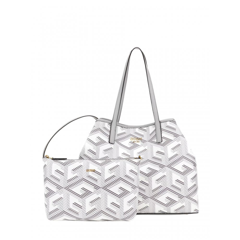 Guess shopper vikky g cube logo bianco