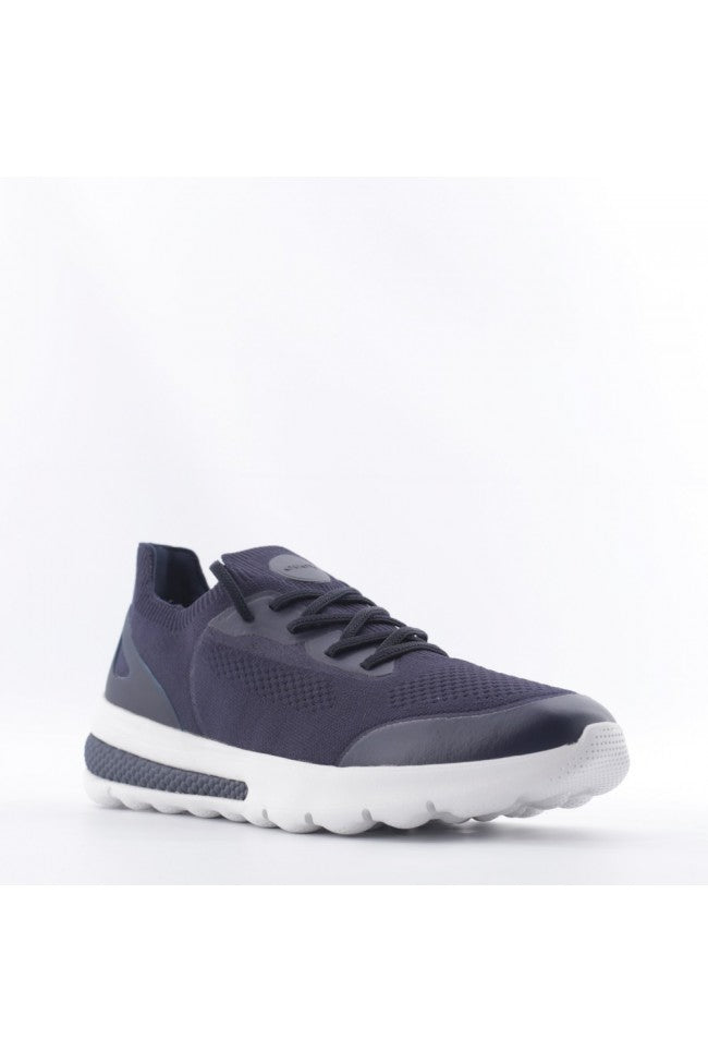 Geox Sneakers blu in tessuto spherica