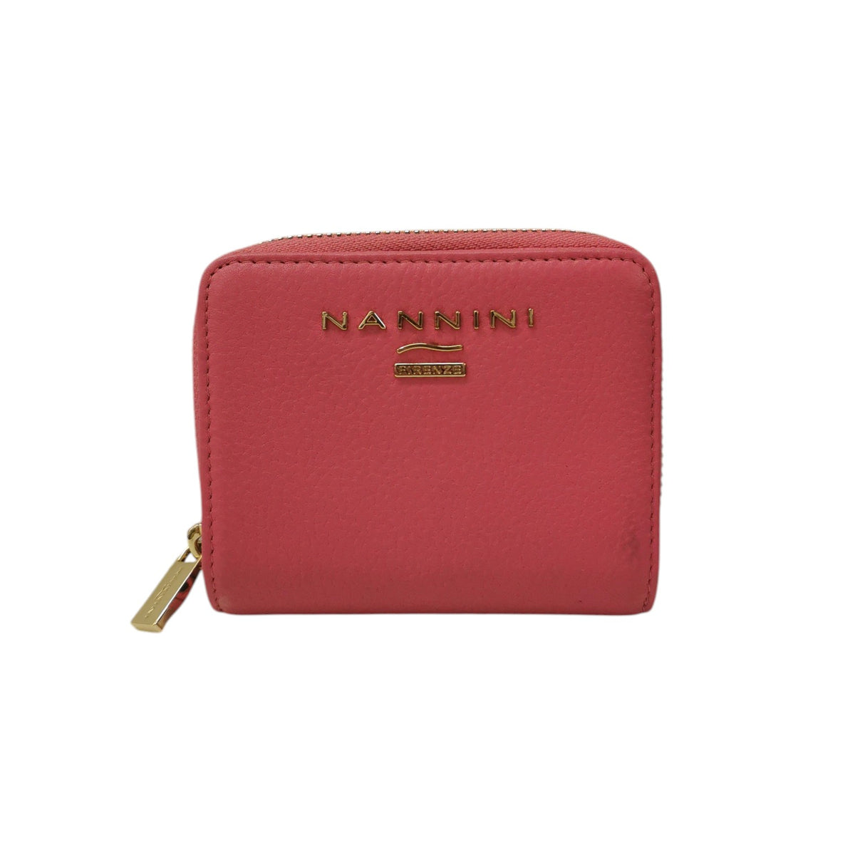 Nannini Firenze Portafoglio Donna Piccolo in Pelle Fucsia