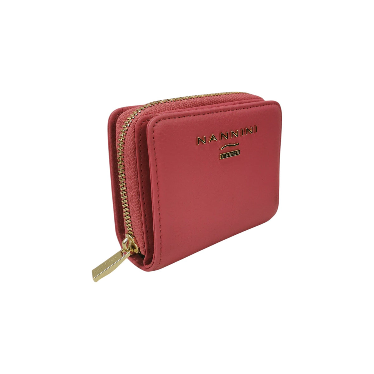 Nannini Firenze Portafoglio Donna Piccolo in Pelle Fucsia