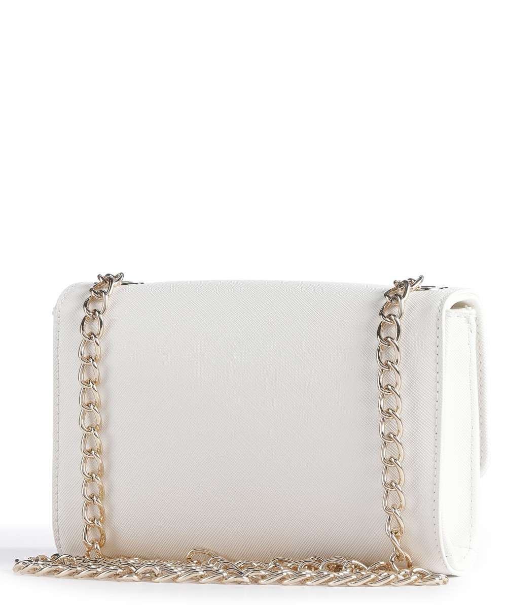 Mario Valentino Pochette Piccola Donna in Colore Bianco con Metalleria Argento
