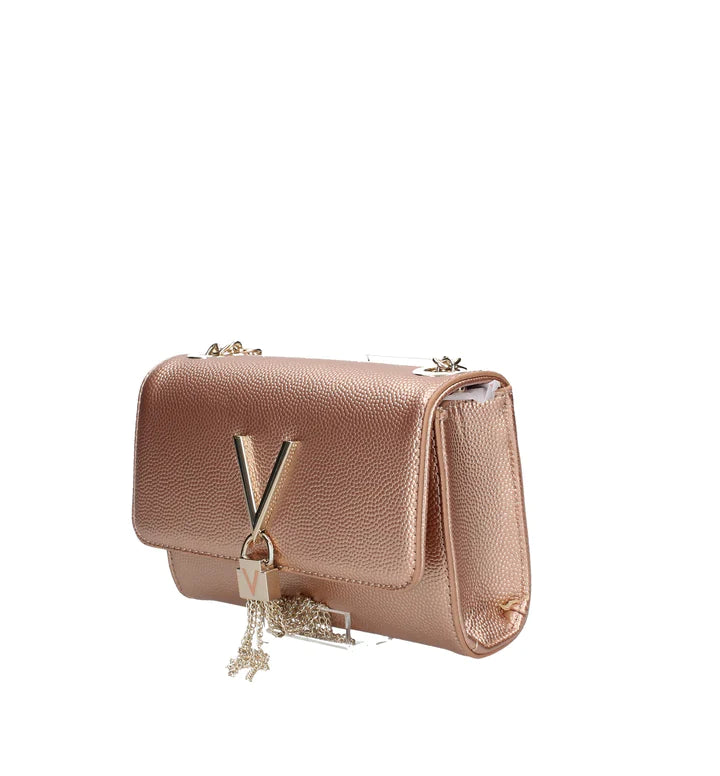 Mario Valentino Pochette Piccola Donna in Colore Rame con Metalleria Oro
