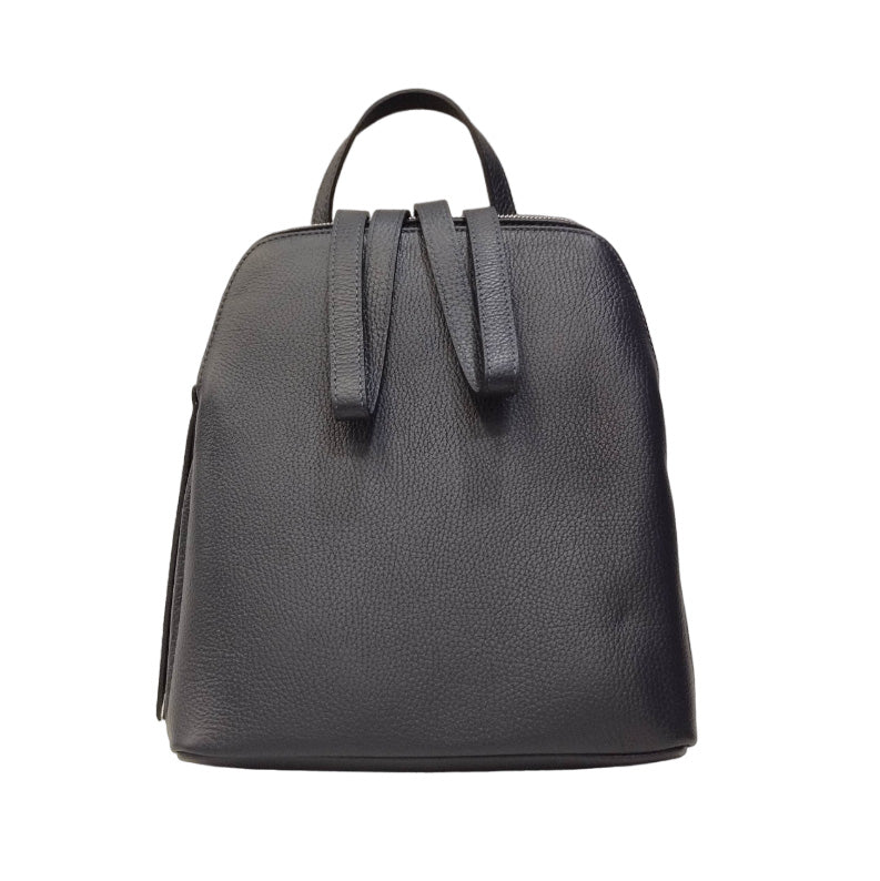 Caleidos Zaino Donna in Pelle Blu con Tasca Posteriore