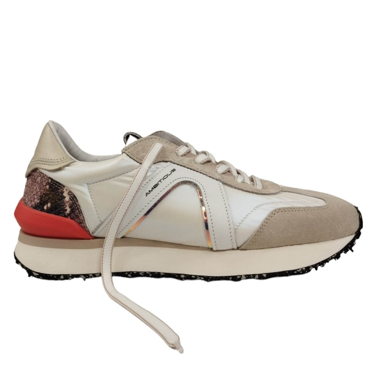 Ambitious sneakers rhome W Retro bianco beige