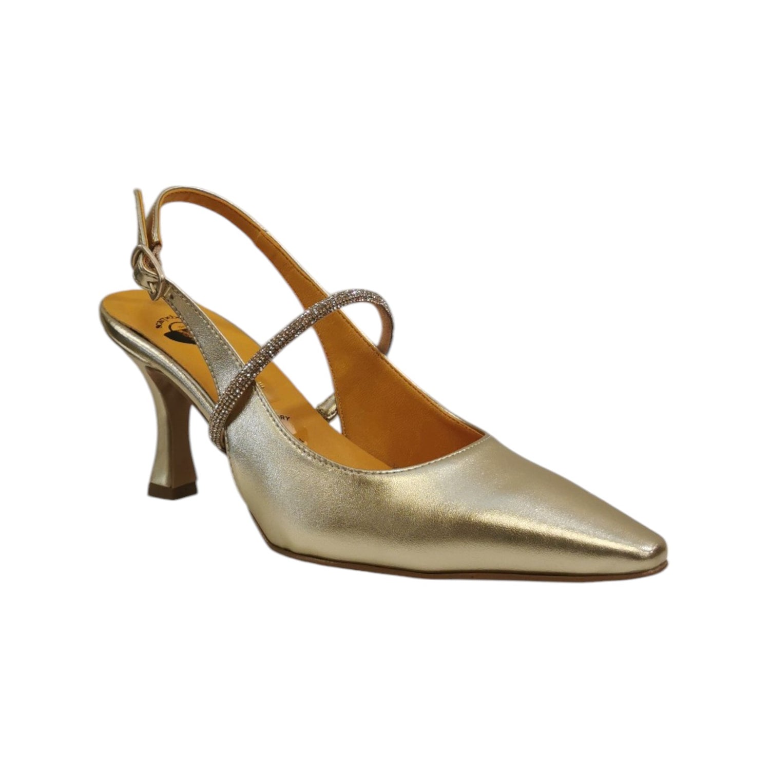 Scarpeborseonline Chanelle Platino con Fascia Strass t.7 da Donna