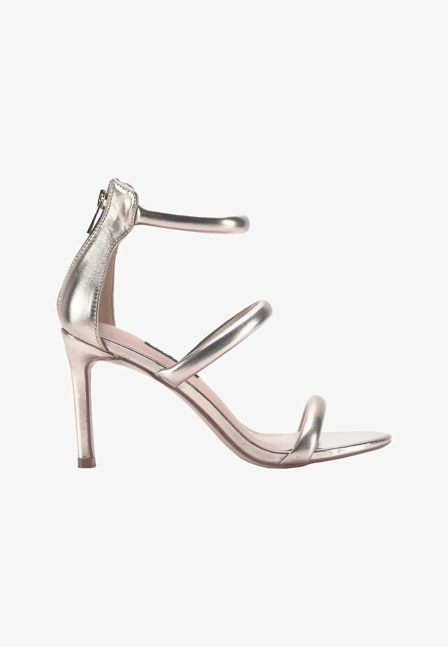 Nine West Sandalo dorato laminato t.9 cm