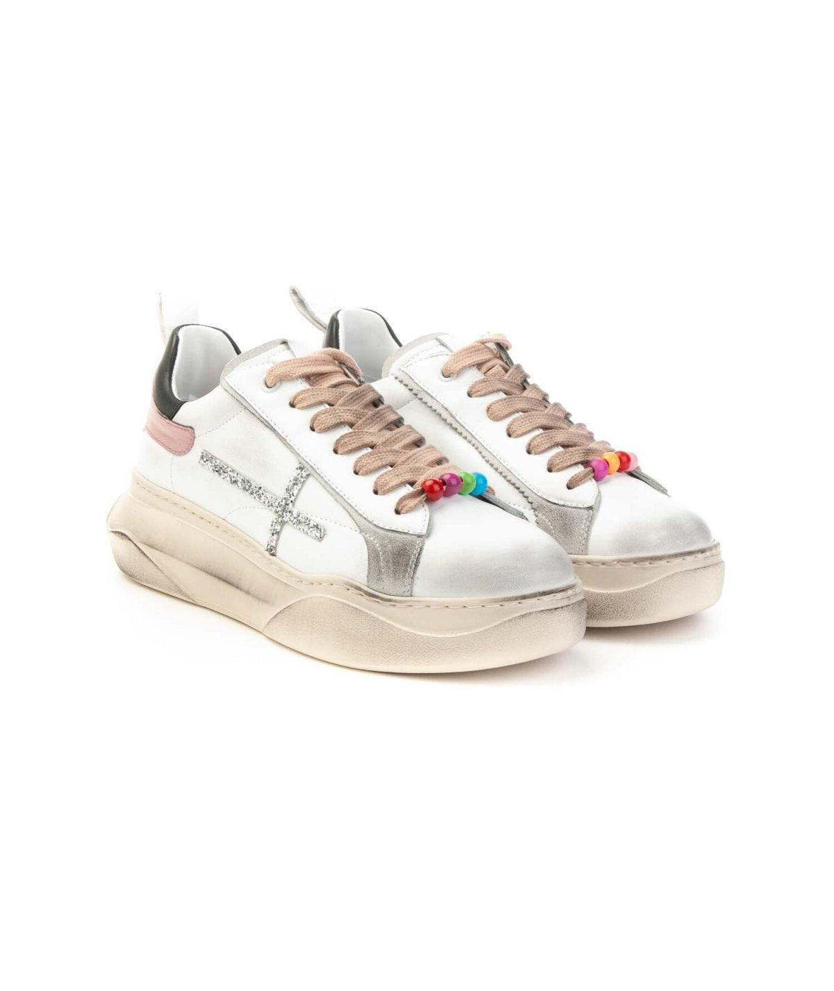 Gio+ Sneakers bianca con accessorio removibile