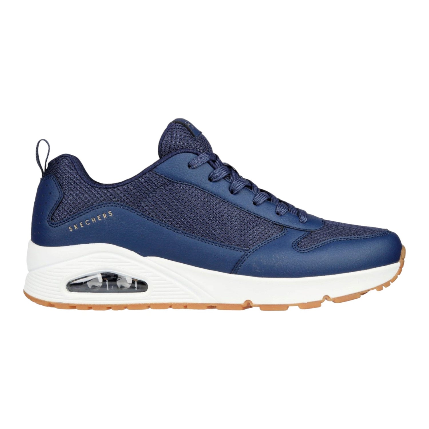 Skechers Sneakers Blu Uno - Fastime da Uomo