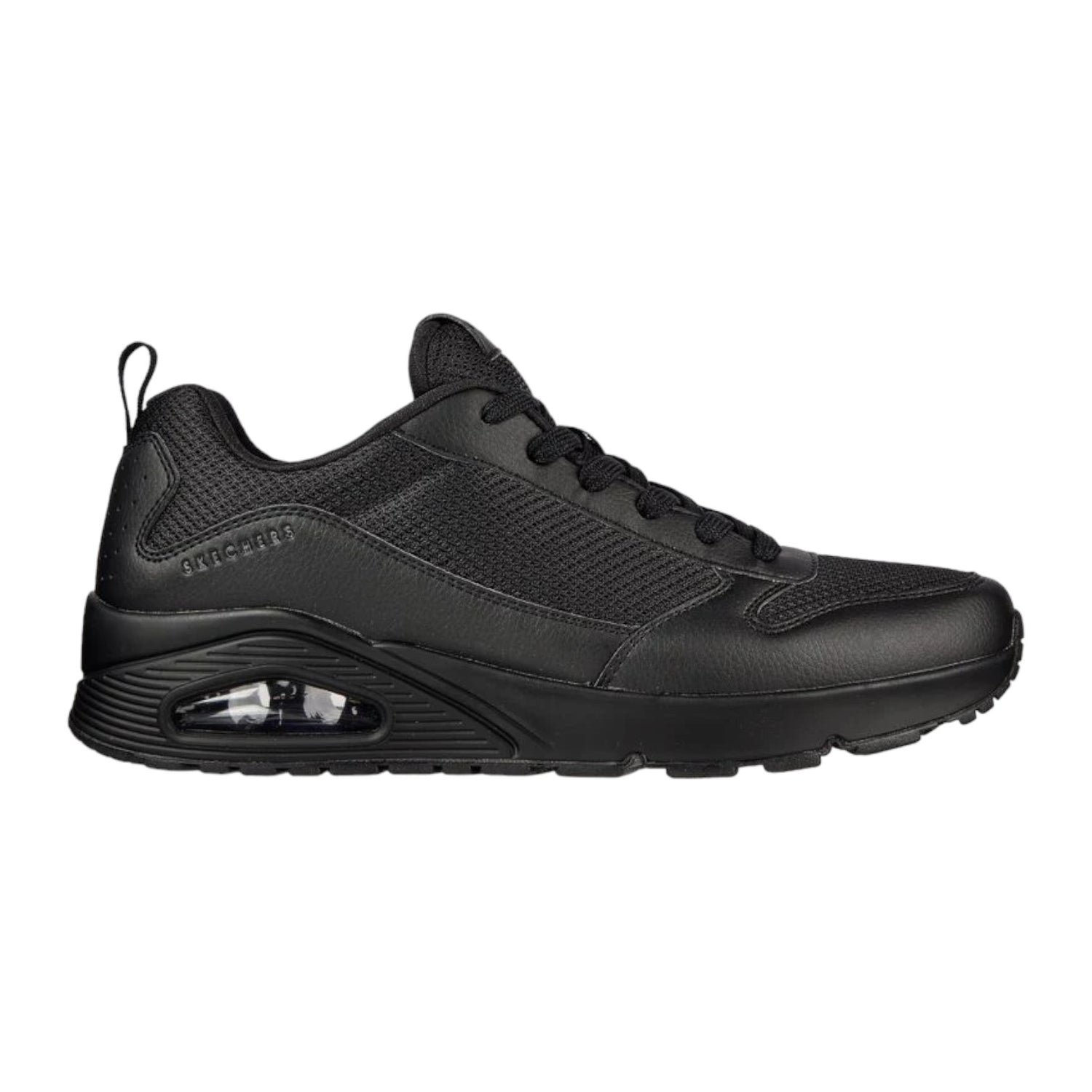 Skechers Sneakers Nera Uno - Fastime da Uomo