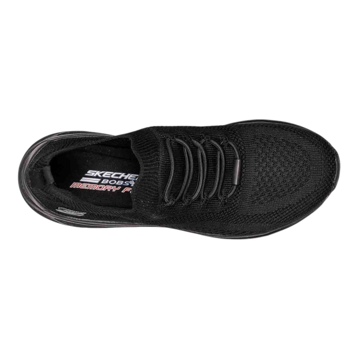 Skechers Slip On da Donna Nero in Tessuto