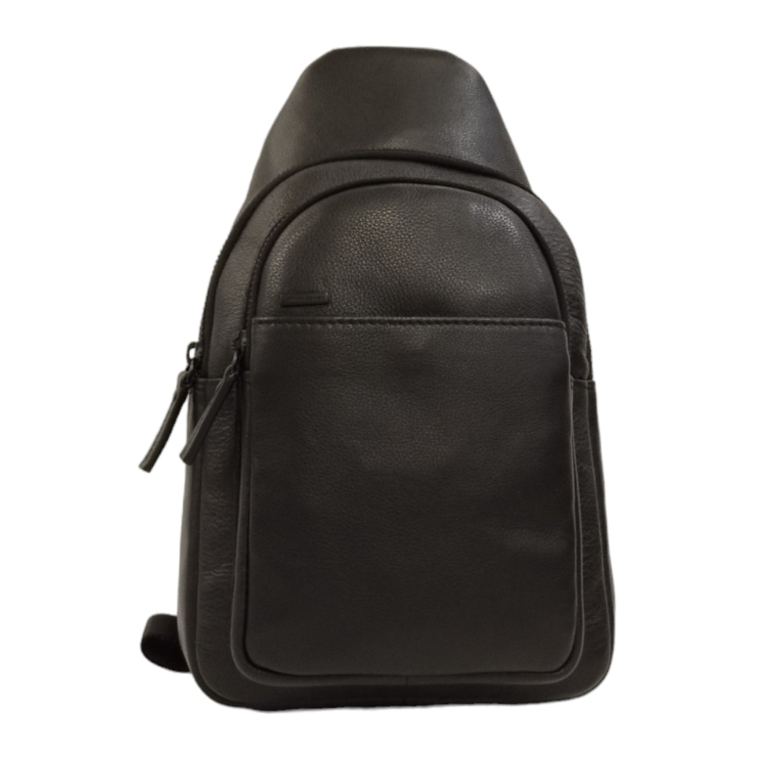 Gianni Conti Bandoliera Uomo in Pelle Testa di Moro