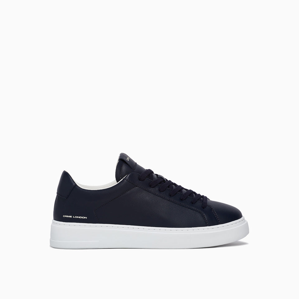 Crime London Sneakers blu in pelle