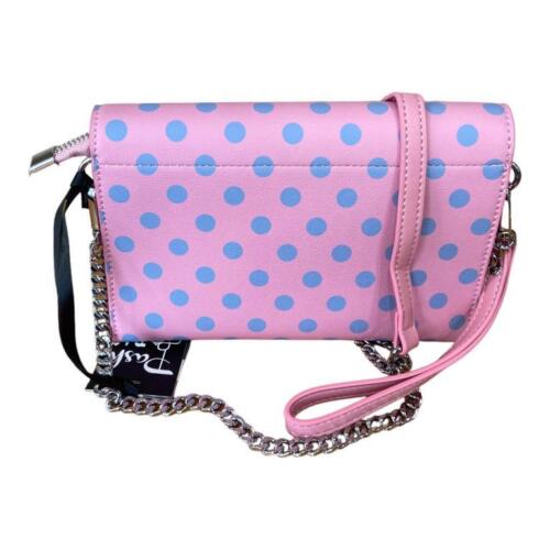 L'Atelier Du Sac Pochette rosa a pois